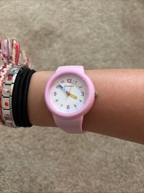 Pink Silicone Watch